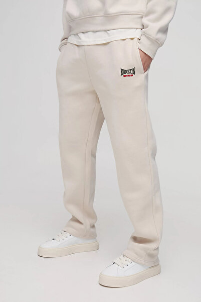 Superlife Чоловічі штани з флісовою підкладкою, 3 нитки, товсті, з принтом B....