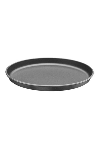 Generic Brasil 35cm 2.5L Graphite Aluminum Pizza Pan with Interior and Exteri...
