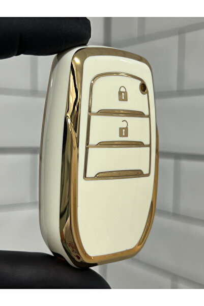 BARKAS ELEKTRONİK Toyota Corolla Flama X Pack Camry Carcasă pentru chei cu 2 butoane Aur alb