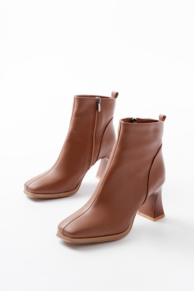 wolfcity Taba Bot Yeni Küt Burun Kadın Aykkabı 8-0-2