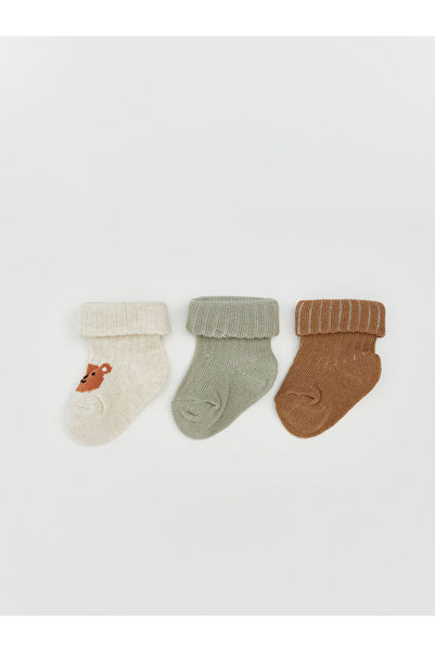 LC Waikiki Create Your Style with Uzg Store |   Printed Baby Boy Socks 3-Pack