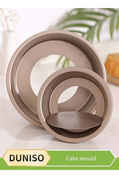 Generic 2 Pieces of Circular cake molds, carbon steel baking mold，baking tray...