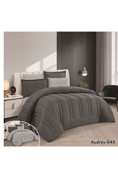 NAJMA مفرش ساده وجهين 6 قطع مقاس 230*250