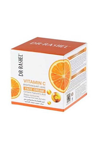 RASHEL كريم للبشرة بخلاصة فيتامين سي مرطب عميق ومضاد للتجاعيد - 50 جم