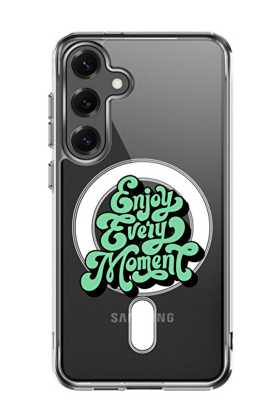 Theodor غلاف لهاتف Samsung Galaxy S25 متوافق مع MagSafe، غطاء استمتع بكل لحظة