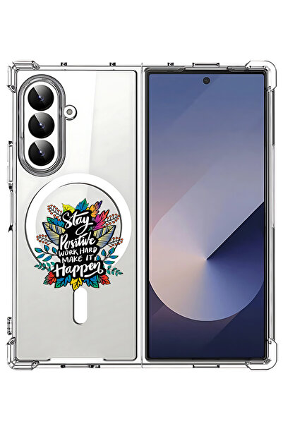 Theodor غلاف لهاتف Samsung Galaxy Z Fold 7 متوافق مع MagSafe، غطاء هاتف مقاوم...