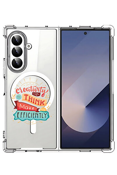 Theodor غلاف لهاتف Samsung Galaxy Z Fold 7 متوافق مع MagSafe، غطاء هاتف مقاوم...