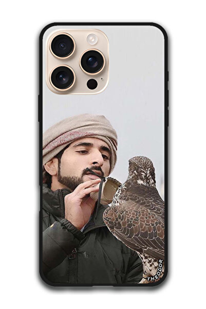 Theodor جراب حماية لجهاز i16 Pro (6.3) بوصة، نسر الشيخ حمدان المحب