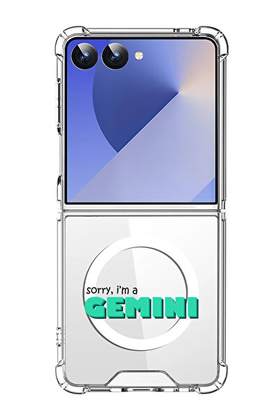 Theodor غلاف لهاتف Samsung Galaxy Z Flip 7 متوافق مع MagSafe، غطاء هاتف مقاوم...