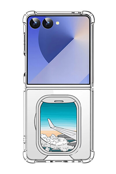 Theodor غلاف لهاتف Samsung Galaxy Z Flip 7 متوافق مع MagSafe، غطاء هاتف مقاوم...