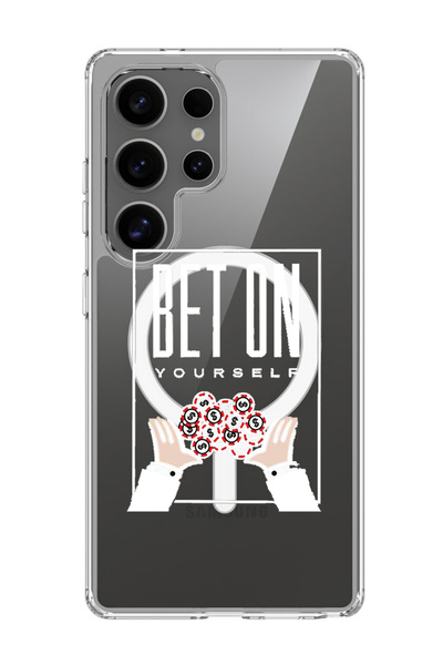 Theodor غلاف لهاتف Samsung Galaxy S25 Ultra متوافق مع MagSafe، غطاء راهن على نفسك