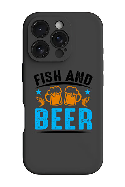 Theodor جراب حماية من السيليكون السائل المقاوم للصدمات لهاتف iPhone 16 Pro با...