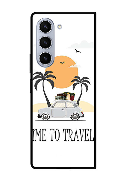 Theodor غطاء حماية مضاد للخدش والصدمات لهاتف سامسونج جالاكسي زد فولد 5 - وقت السفر