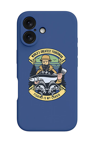 Theodor جراب حماية سيليكون سائل مقاوم للصدمات لجهاز iPhone 16 Plus باللون الأ...