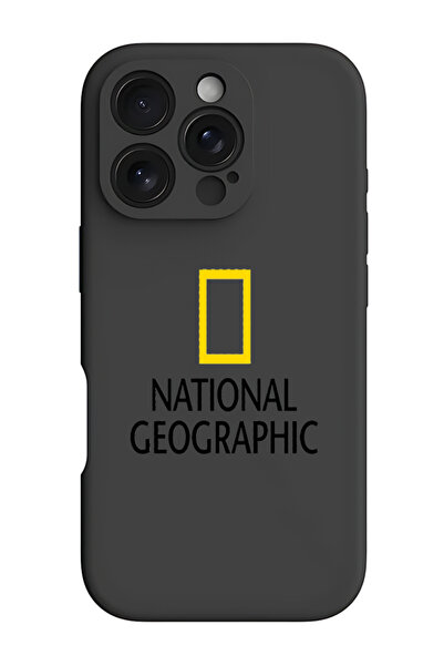 Theodor غطاء حماية أسود من السيليكون السائل المقاوم للصدمات لهاتف iPhone 16 P...