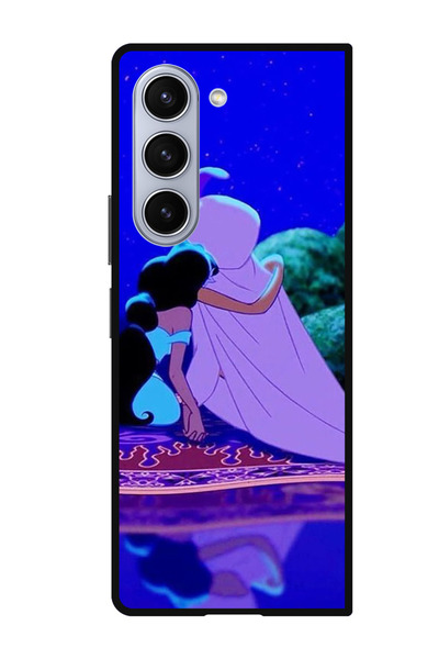 Theodor جراب واقٍ مضاد للخدش والصدمات لهاتف Samsung Galaxy Z Fold 5 رسوم متحر...