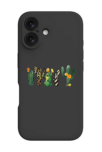 Theodor غطاء حماية سيليكون سائل مقاوم للصدمات لجهاز iPhone 16 Plus باللون الأ...