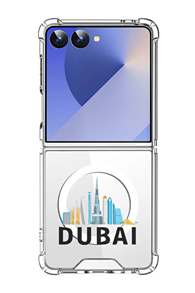 Theodor غلاف لهاتف Samsung Galaxy Z Flip 7 متوافق مع MagSafe، غطاء هاتف مقاوم...