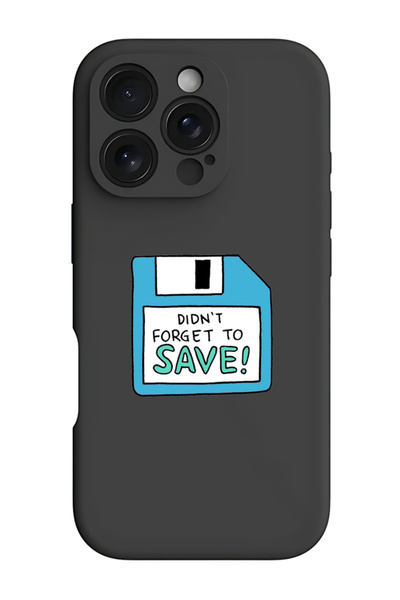 Theodor iPhone 16 Pro Max Black Protective Liquid Silicone Shockproof Case - ...