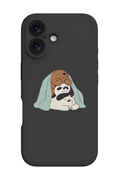 Theodor جراب حماية من السيليكون السائل المقاوم للصدمات لجهاز iPhone 16 Plus ب...