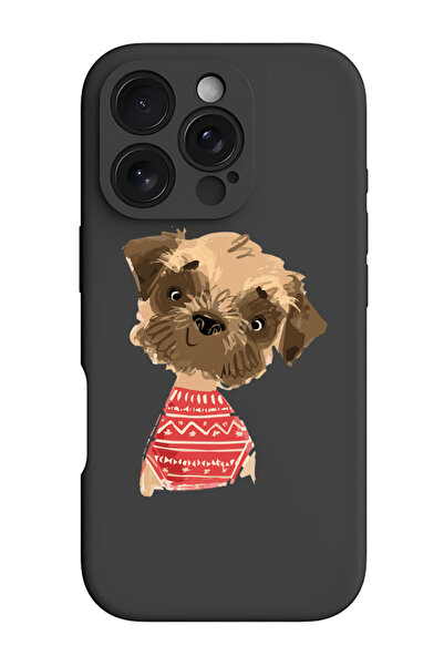 Theodor جراب حماية من السيليكون السائل المقاوم للصدمات لهاتف iPhone 16 Pro با...