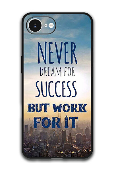 Theodor جراب متوافق مع Apple i16e مقاس 6.1 بوصة - لا تحلم أبدًا بالنجاح