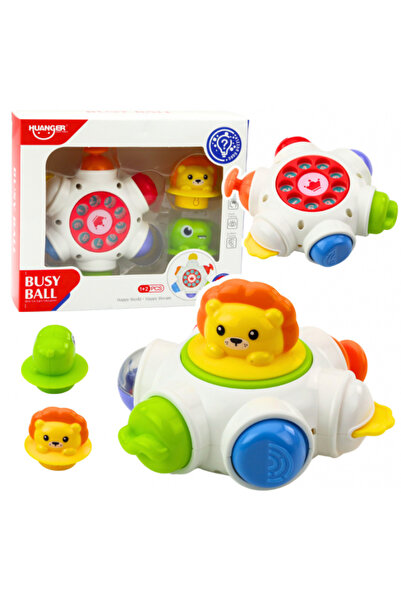 REBELS Interactive Toy for Toddlers UFO with Lion and Crocodile