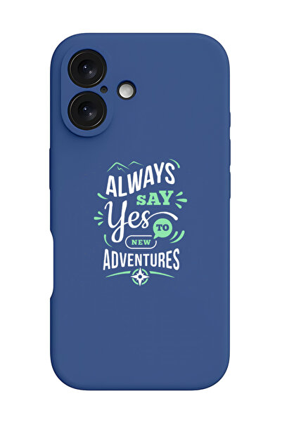 Theodor iPhone 16 Plus Blue Protective Liquid Silicone Shockproof Case - alwa...