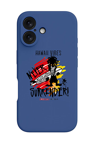 Theodor غطاء حماية سيليكون سائل مقاوم للصدمات لجهاز iPhone 16 Plus أزرق - هاو...