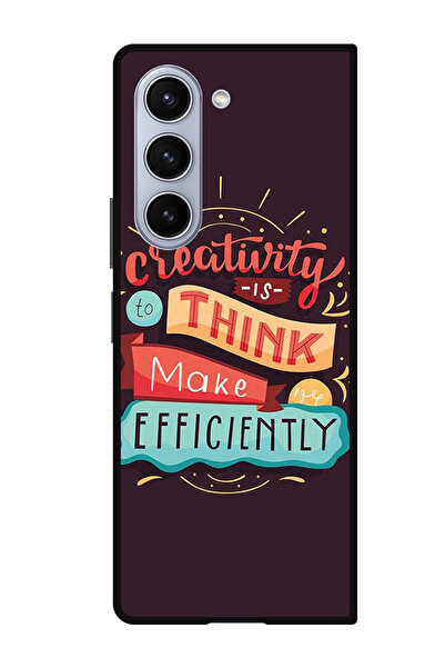 Theodor جراب واقٍ مضاد للخدش والصدمات لهاتف Samsung Galaxy Z Fold 5 الإبداع ه...