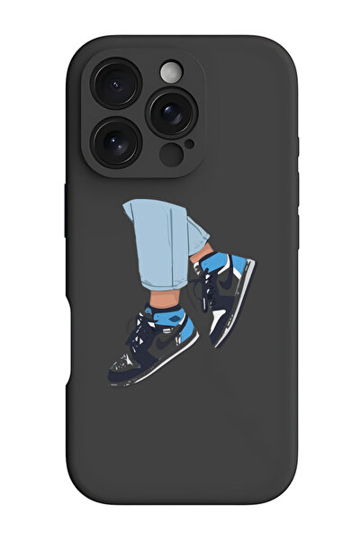 Theodor جراب واقي من الصدمات من السيليكون السائل لهاتف iPhone 16 Pro Max بالل...