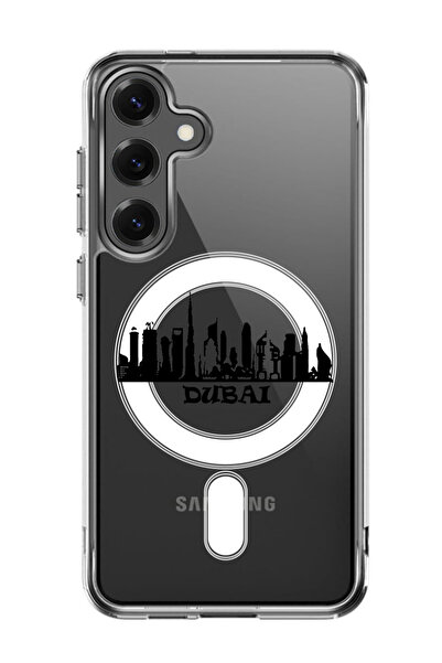 Theodor غلاف لهاتف Samsung Galaxy S25 Plus متوافق مع MagSafe، غطاء أفق دبي