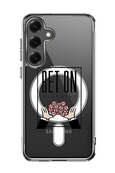 Theodor غلاف لهاتف Samsung Galaxy S25 Plus متوافق مع MagSafe، غطاء راهن على نفسك