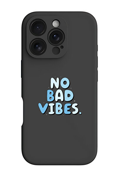 Theodor iPhone 16 Pro Black Protective Liquid Silicone Shockproof Case - No B...