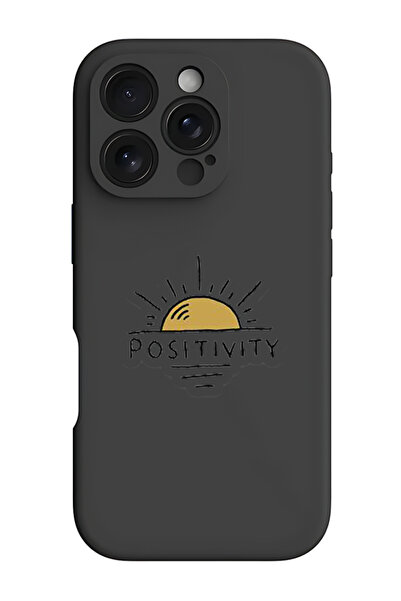 Theodor جراب حماية سيليكون سائل مقاوم للصدمات لهاتف iPhone 16 Pro Max أسود - ...