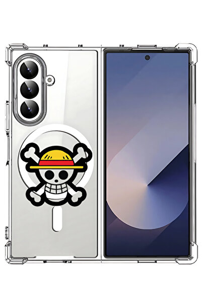 Theodor غلاف لهاتف Samsung Galaxy Z Fold 7 متوافق مع MagSafe، غطاء هاتف مقاوم...