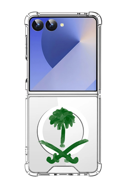 Theodor غلاف لهاتف Samsung Galaxy Z Flip 7 متوافق مع MagSafe، غطاء هاتف مقاوم...