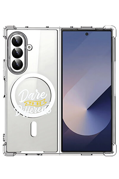 Theodor غلاف لهاتف Samsung Galaxy Z Fold 7 متوافق مع MagSafe، غطاء هاتف مقاوم...