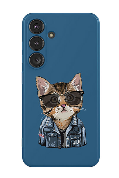 Theodor Protective Liquid Silicone Shockproof Case For Samsung Galaxy S25 (Bl...