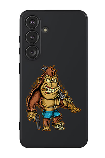 Theodor جراب حماية من السيليكون السائل المقاوم للصدمات لهاتف سامسونج جالاكسي S25 (أسود) - كيلر كونج