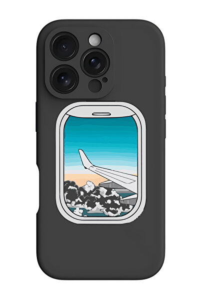 Theodor غطاء حماية مقاوم للصدمات من السيليكون السائل لهاتف iPhone 16 Pro بالل...