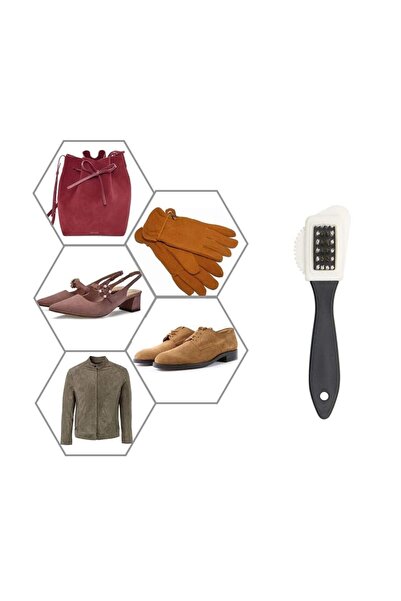 ElastiX Perie de întreținere pentru piele întoarsă, pantofi, genți, jachete și mobilă