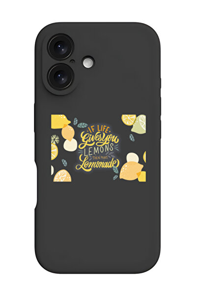 Theodor غطاء حماية مقاوم للصدمات من السيليكون السائل لجهاز iPhone 16 باللون ا...