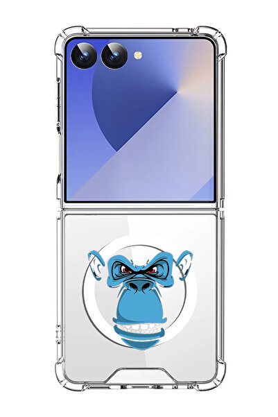 Theodor غلاف لهاتف Samsung Galaxy Z Flip 7 متوافق مع MagSafe، غطاء هاتف مقاوم...