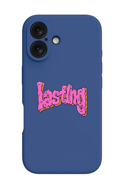 Theodor غطاء حماية سيليكون سائل مقاوم للصدمات لجهاز iPhone 16 أزرق - يدوم طويلاً