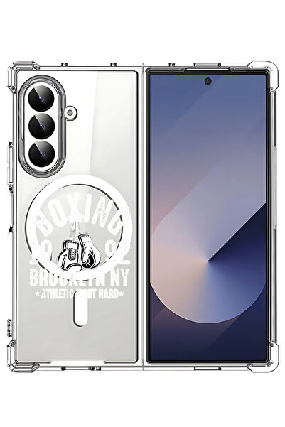 Theodor غلاف لهاتف Samsung Galaxy Z Fold 7 متوافق مع MagSafe، غطاء هاتف مقاوم...