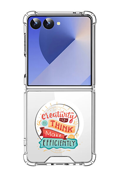 Theodor غلاف لهاتف Samsung Galaxy Z Flip 7 متوافق مع MagSafe، غطاء مقاوم للصد...