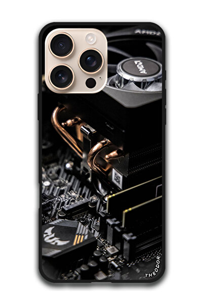 Theodor حافظة حماية لجهاز i16 Pro Max (6.9) بوصة_مبرد اللوحة الأم