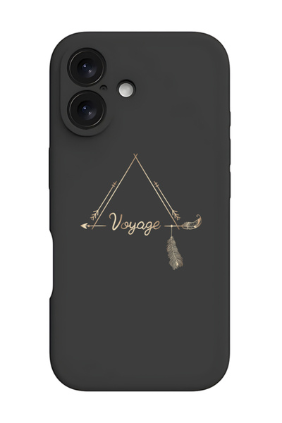 Theodor غطاء حماية أسود من السيليكون السائل المقاوم للصدمات لهاتف iPhone 16 -...