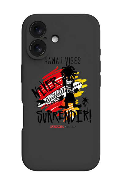 Theodor غطاء حماية أسود من السيليكون السائل المقاوم للصدمات لهاتف iPhone 16 -...